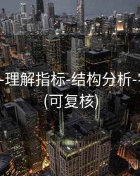 118图库-理解指标-结构分析-字段齐全(可复核)